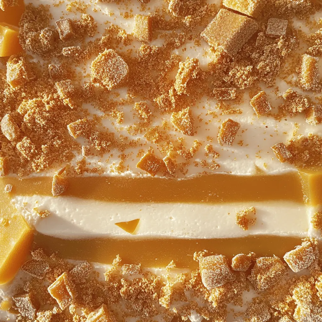 Indulge in the creamy layers of this Butterscotch Lush dessert! With a delightful blend of butterscotch pudding, whipped cream, and a buttery crust, it's a treat that everyone will love. Perfect for gatherings or a sweet family night. Save this recipe and impress your friends with this irresistible treat!