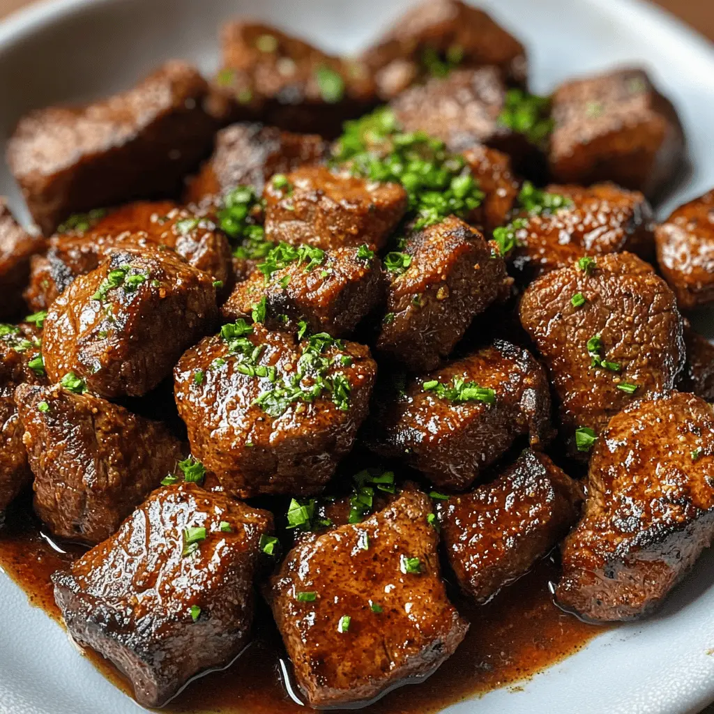 Easy Cajun Garlic Butter Steak Bites Recipe