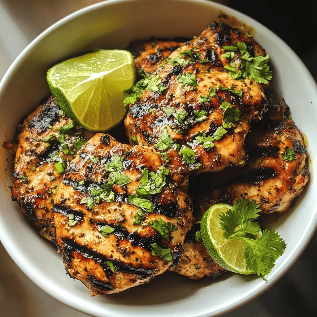 Quick, flavorful, and perfect for any occasion, this Cilantro Lime Chicken recipe will become a family favorite! Bursting with fresh herbs and zesty lime, it's an easy dish ideal for weeknight dinners or summer barbecues. Save this recipe to impress your guests and enjoy a taste of vibrant Mexican cuisine at home!