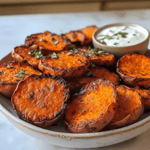 Enjoy a delightful twist on a classic side dish with these Crispy Smashed Sweet Potatoes! With their golden, crispy edges and tender, fluffy centers, they bring a perfect blend of texture and flavor to any meal. Made with simple ingredients, these tasty bites are ideal for dinner gatherings or casual weeknight meals. Save this recipe to impress your family and friends!