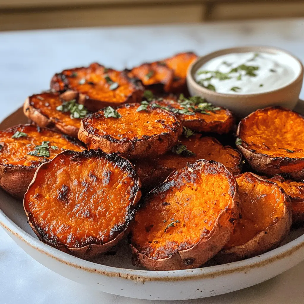 Enjoy a delightful twist on a classic side dish with these Crispy Smashed Sweet Potatoes! With their golden, crispy edges and tender, fluffy centers, they bring a perfect blend of texture and flavor to any meal. Made with simple ingredients, these tasty bites are ideal for dinner gatherings or casual weeknight meals. Save this recipe to impress your family and friends!