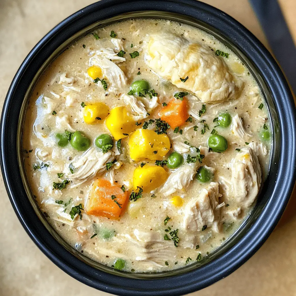 Cozy up with this easy Crock Pot Chicken Pot Pie recipe! Packed with tender chicken, hearty vegetables, and a creamy sauce, it’s perfect for busy weeknights. Just throw it all in your slow cooker, and let the magic happen. Save this comforting dish for a family dinner or any chilly evening! 🍲✨
