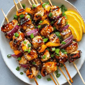 These Easy Grilled Teriyaki Chicken Kabobs bring a burst of flavor to your dinner table! Juicy chicken and colorful veggies are marinated in a delicious teriyaki sauce, making them perfect for summer barbecues or family gatherings. Save this recipe for a quick and tasty weeknight meal that everyone will love! 🌟🥢