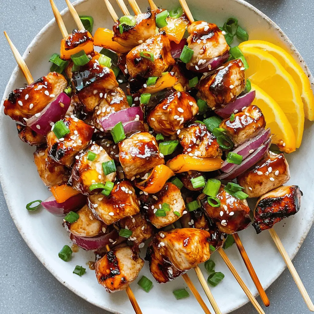 These Easy Grilled Teriyaki Chicken Kabobs bring a burst of flavor to your dinner table! Juicy chicken and colorful veggies are marinated in a delicious teriyaki sauce, making them perfect for summer barbecues or family gatherings. Save this recipe for a quick and tasty weeknight meal that everyone will love! 🌟🥢