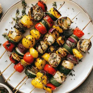 Grill up some fun with these Easy Grilled Vegetable Skewers! Packed with colorful veggies like bell peppers, zucchini, and mushrooms, these skewers are perfect for summer barbecues or any weeknight dinner. The smoky flavor and vibrant colors make them a hit for all ages. Save this recipe for a tasty and healthy side dish that everyone will love!