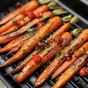 Enjoy the sweetness of grilled carrots with a delightful honey brown sugar glaze! This easy recipe highlights the natural flavors of carrots, making them a perfect side dish for any occasion. Great for barbecues, weeknight dinners, or family gatherings. Save this pin for a tasty way to elevate your vegetable game!