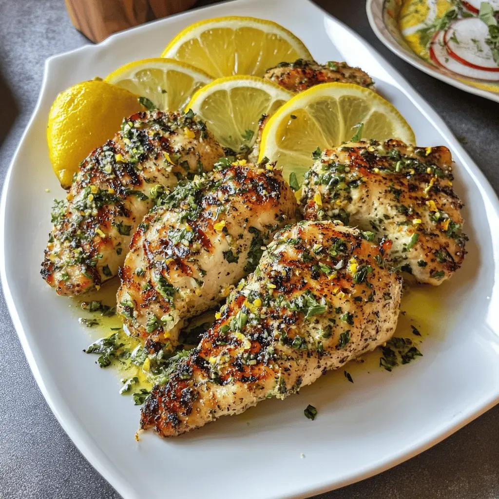 Looking for a simple yet delicious dinner idea? These Grilled Chicken Breasts with Lemon Garlic are juicy, flavorful, and perfect for any occasion. Marinated in a zesty lemon-garlic blend, they're great for summer barbecues or a quick weeknight meal. Save this recipe for a tasty dish that's sure to impress your family and friends!