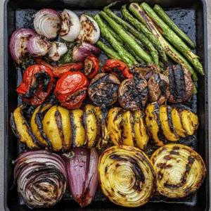Bring fresh flavors to your table with this easy Grilled Vegetables recipe! Featuring vibrant bell peppers, zucchini, and asparagus, this dish offers a colorful twist that’s perfect for summer cookouts. With suggested grill times for each veggie, it’s simple to achieve that perfect char. Save this recipe for your next barbecue or picnic!