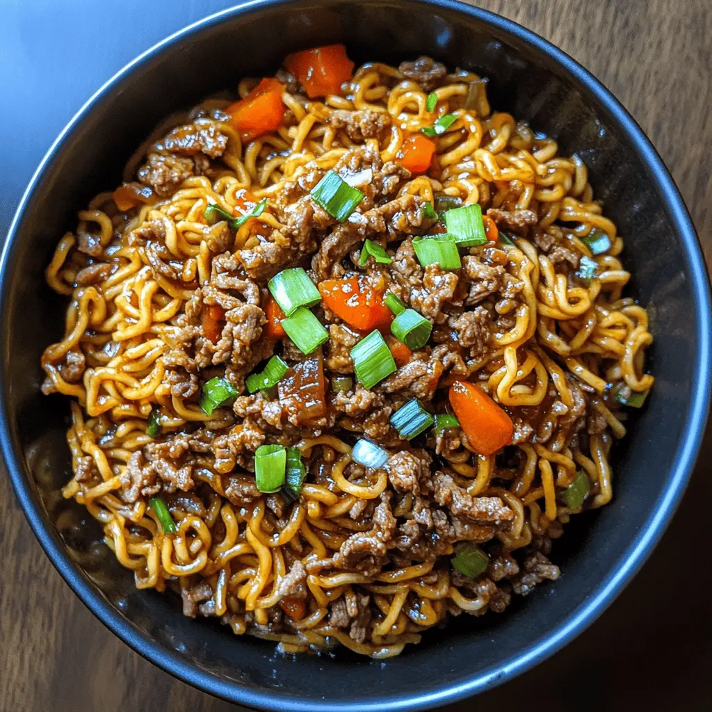 Warm up your dinner with this easy Slow Cooker Beef Ramen Noodles recipe! Packed with tender beef, fresh vegetables, and rich flavors, this dish is a comforting meal for any night of the week. Perfect for busy families or cozy gatherings. Save this recipe now for a delightful bowl of warmth anytime you need it!