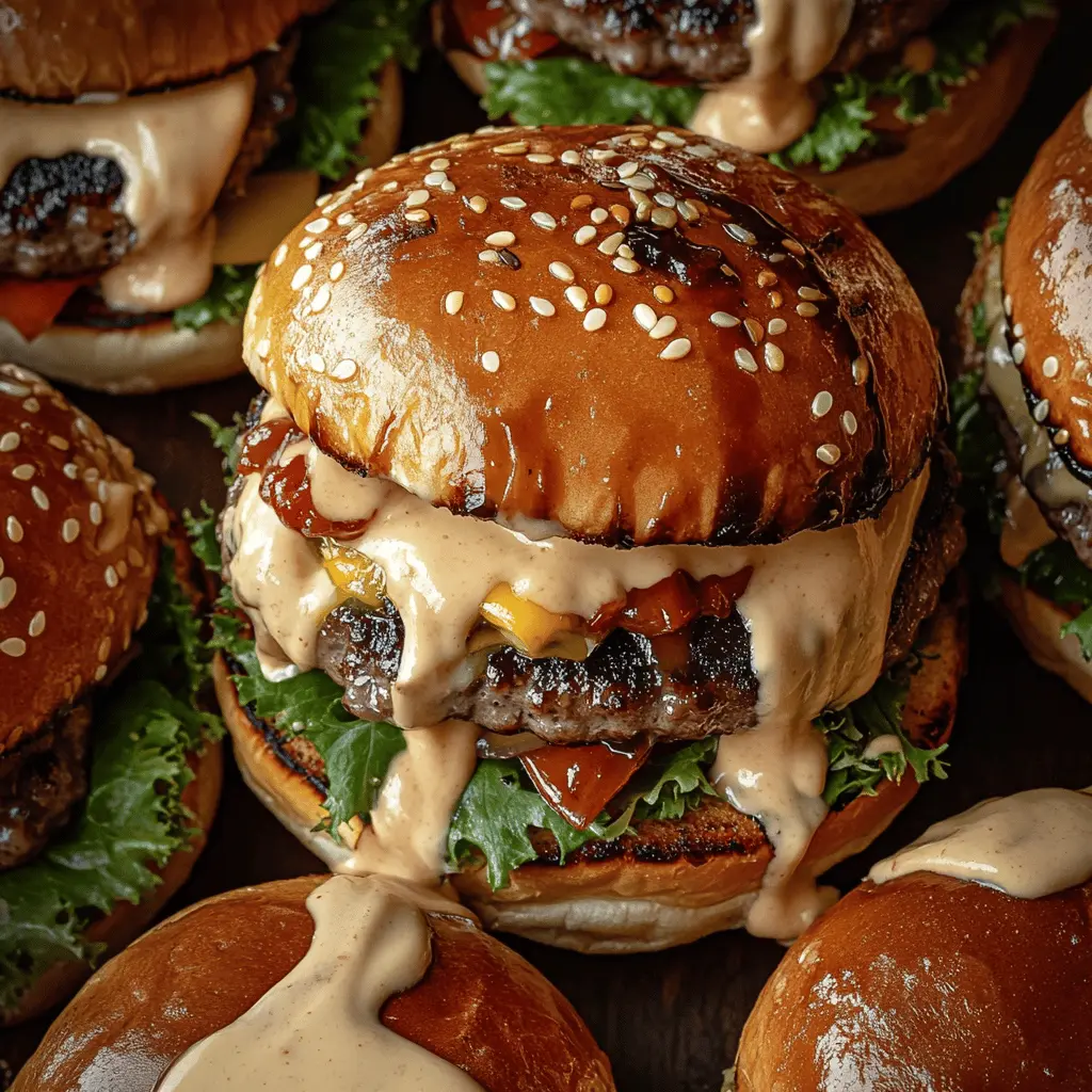Get ready for the ultimate burger experience with these Smash Burgers topped with rich Baconnaise Sauce! Juicy, crispy, and bursting with flavor, this recipe combines perfectly seared patties with a creamy bacon-infused sauce that takes every bite to another level. Save this pin for your next cookout or family dinner for a delicious meal everyone will love!