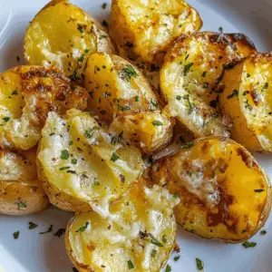 These crispy smashed potatoes are a fun twist on a classic side! Perfectly fluffy on the inside with a golden, crunchy exterior, they’re seasoned to perfection. Ideal for gatherings or a cozy family dinner, save this recipe for your next meal and enjoy the deliciously satisfying crunch!