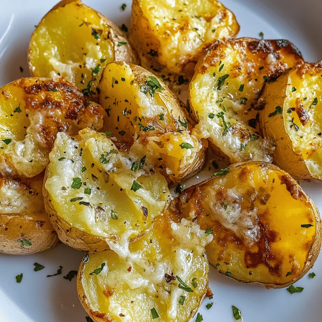 These crispy smashed potatoes are a fun twist on a classic side! Perfectly fluffy on the inside with a golden, crunchy exterior, they’re seasoned to perfection. Ideal for gatherings or a cozy family dinner, save this recipe for your next meal and enjoy the deliciously satisfying crunch!