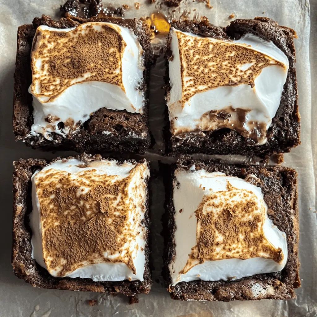 Get ready for a delicious twist on a classic favorite! These S'mores Brownies feature rich chocolate brownie layers topped with homemade vanilla bean marshmallow. Perfect for parties or a cozy night in, this treat blends gooey marshmallow and crunchy graham crackers for the ultimate dessert experience. Save this recipe for your next gathering or a sweet indulgence at home!