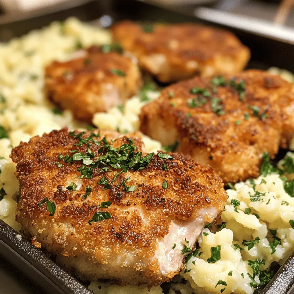 Easy Parmesan Crusted Pork Chops on the Blackstone Grill