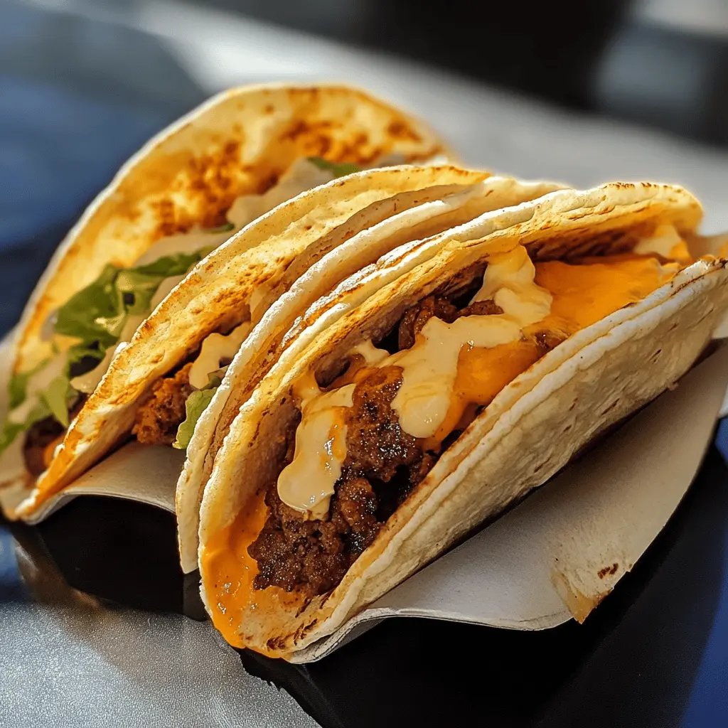Easy Smash Burger Tacos Recipe for Quick Dinners