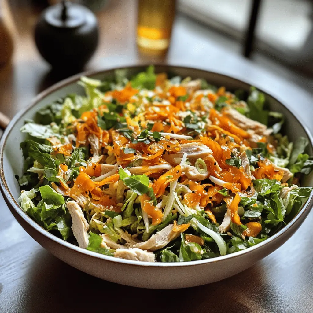 Easy Chinese Chicken Salad Recipe with Crunchy Veggies