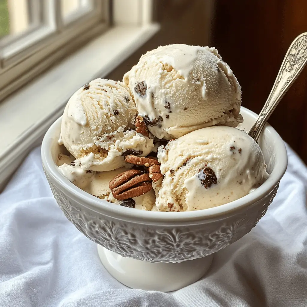 Easy Brown Butter Ice Cream With Candied Pecans And Chocolate Chunks