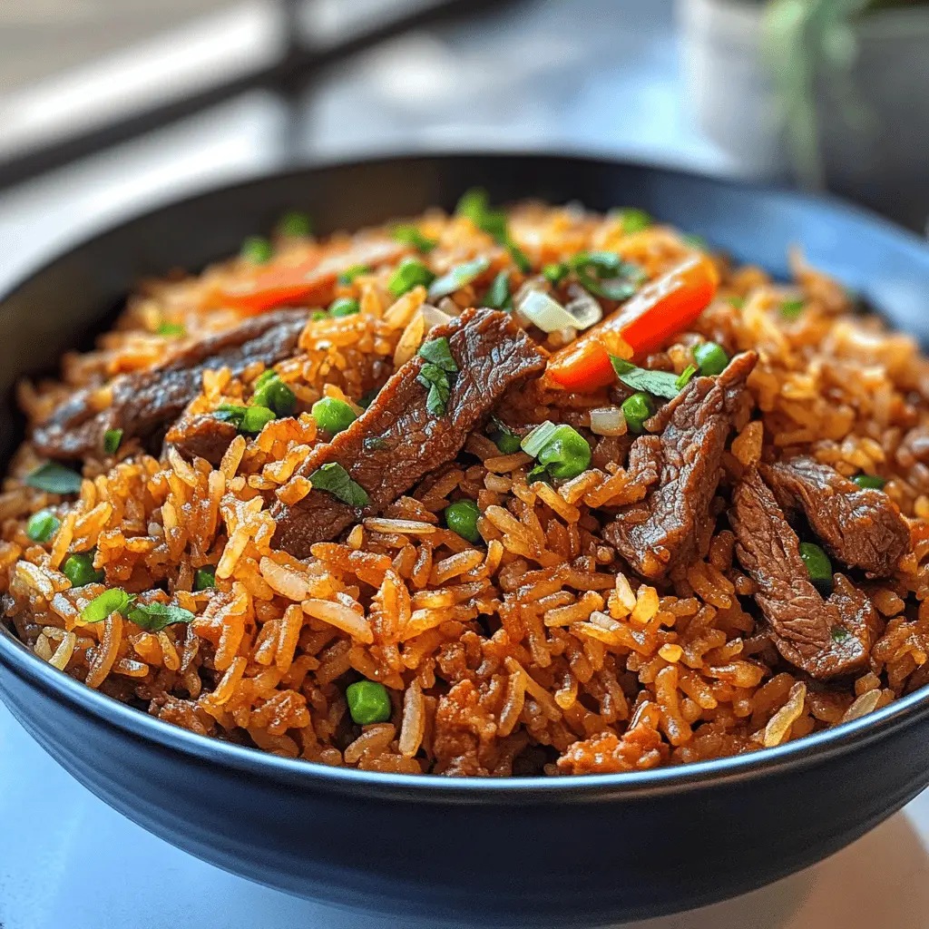 Easy Beef Fried Rice Recipe for Quick Meals