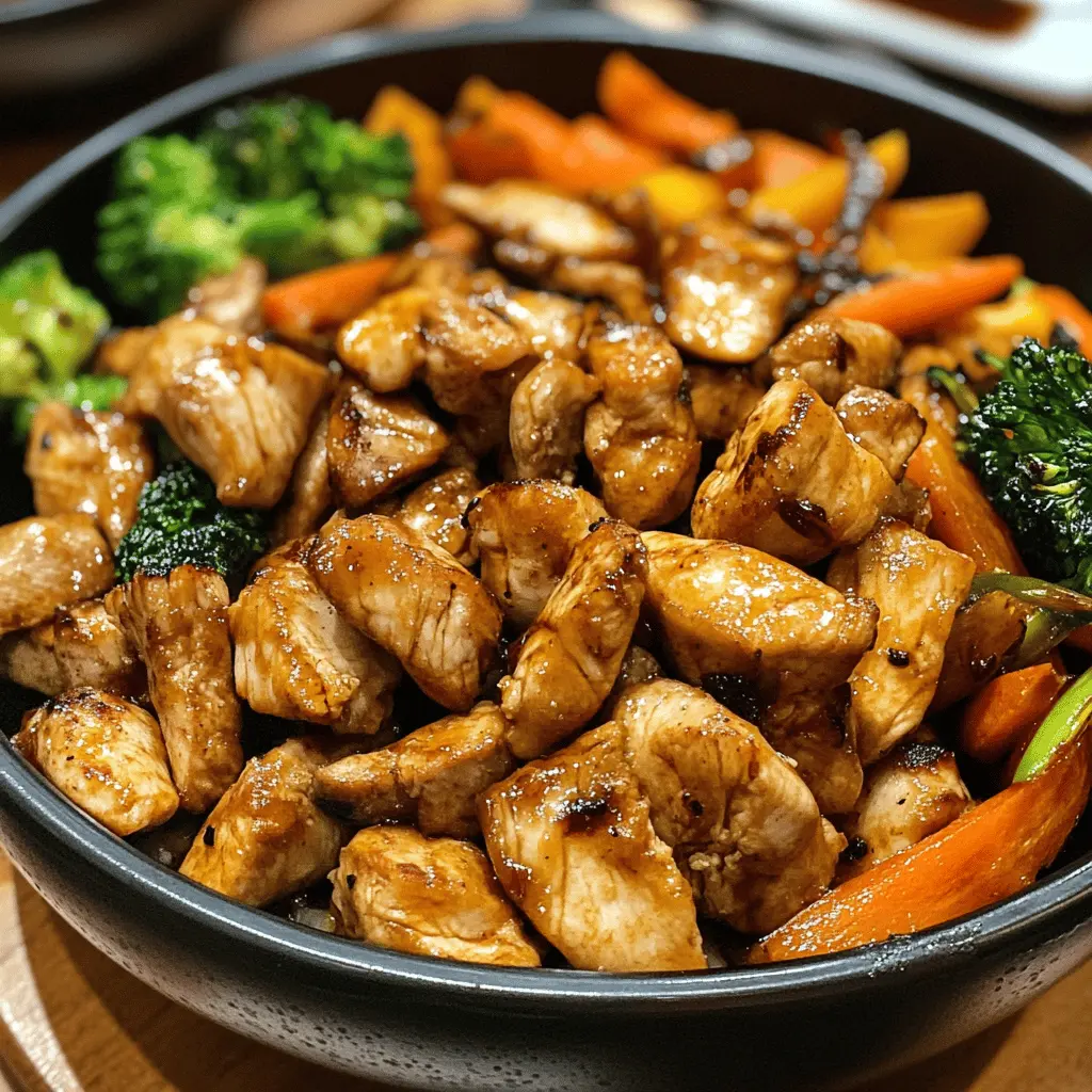 Easy Hibachi Chicken and Veggie Stir-Fry