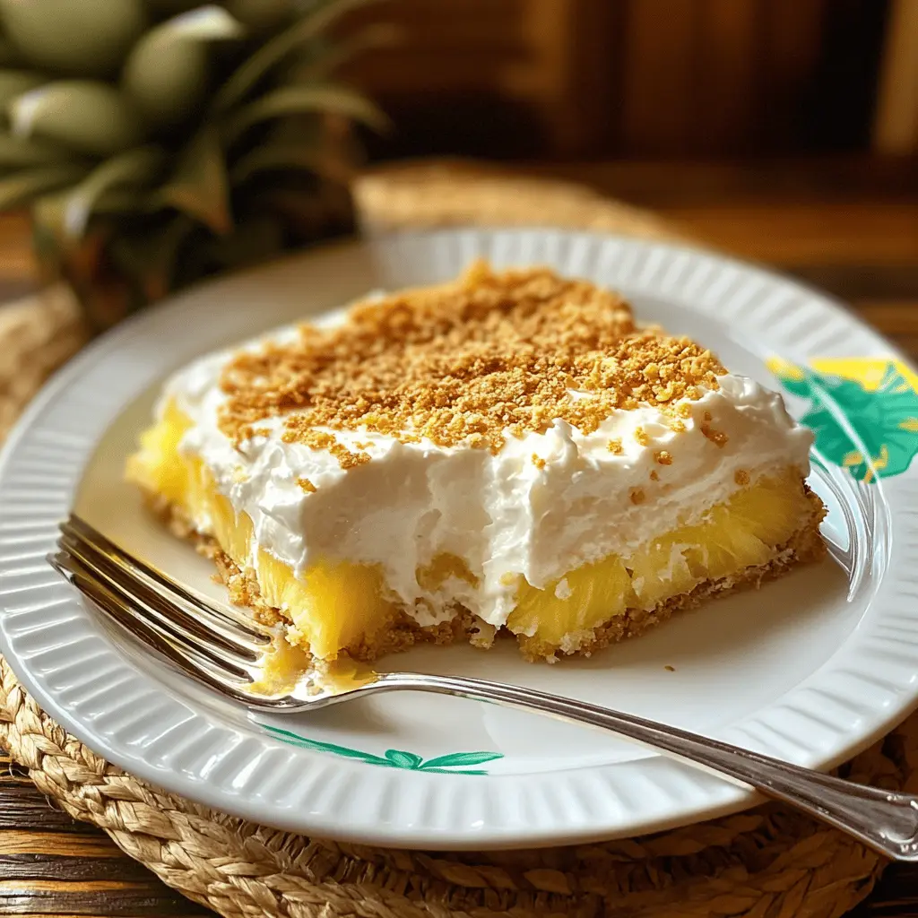 Easy Grandma’s Pineapple Dream Dessert Recipe