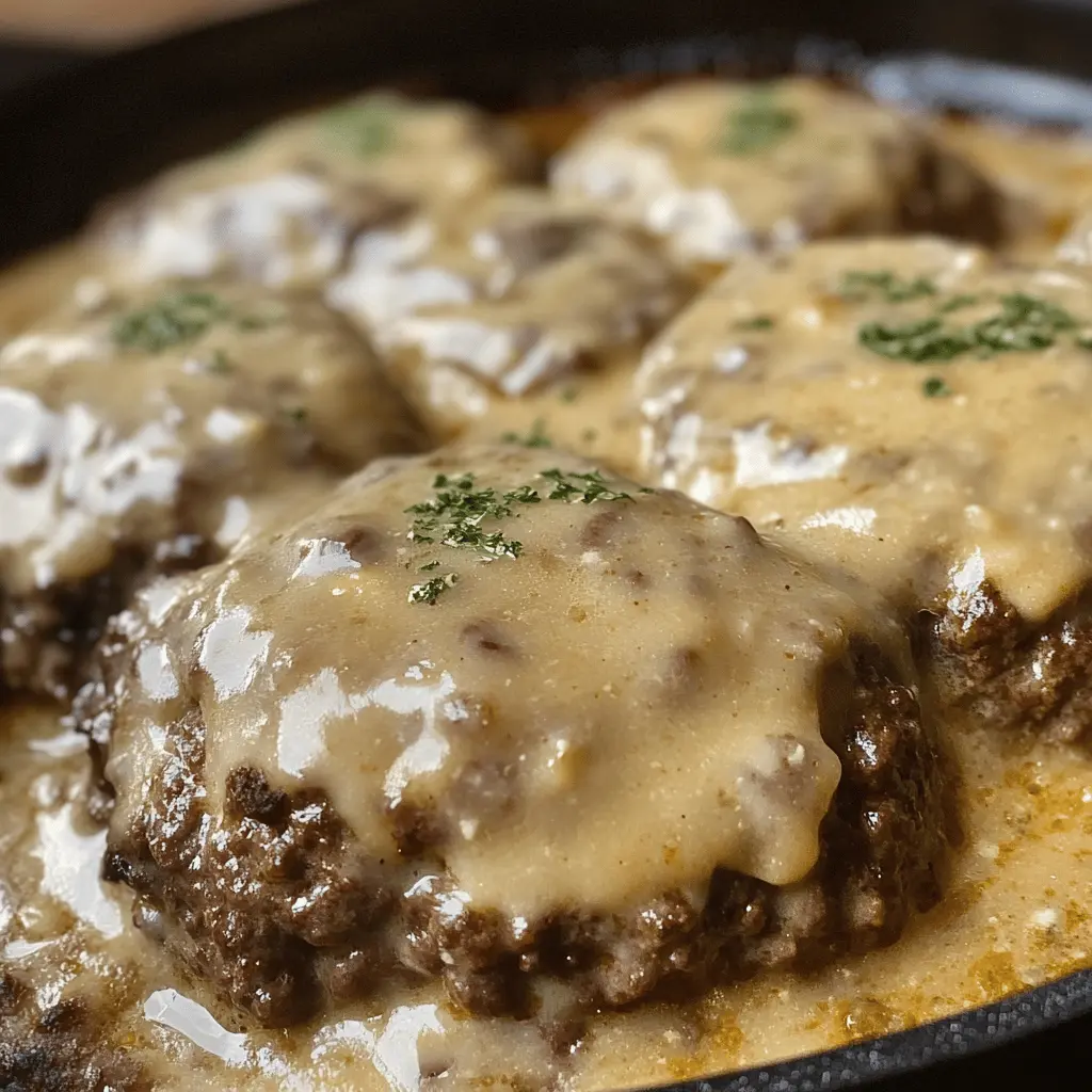 Easy Amish Hamburger Steak Bake Recipe