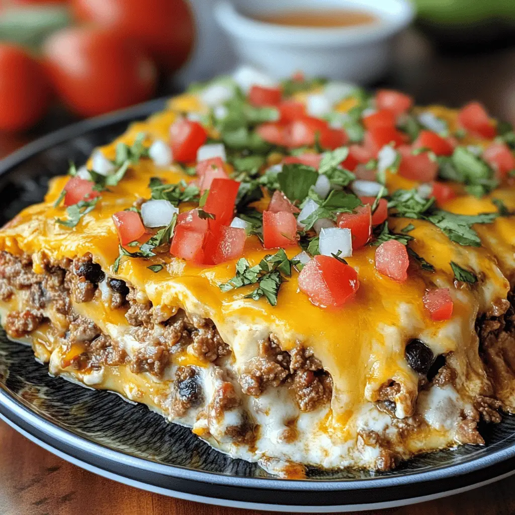 Easy Cheesy Mexican Lasagna Recipe