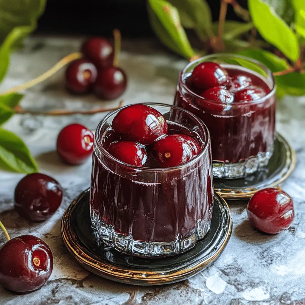 Easy Homemade Amaretto Cherries Recipe