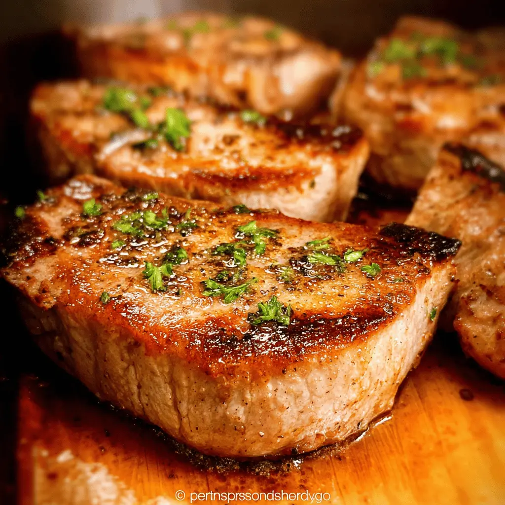 Juicy Oven Baked Pork Chops Recipe