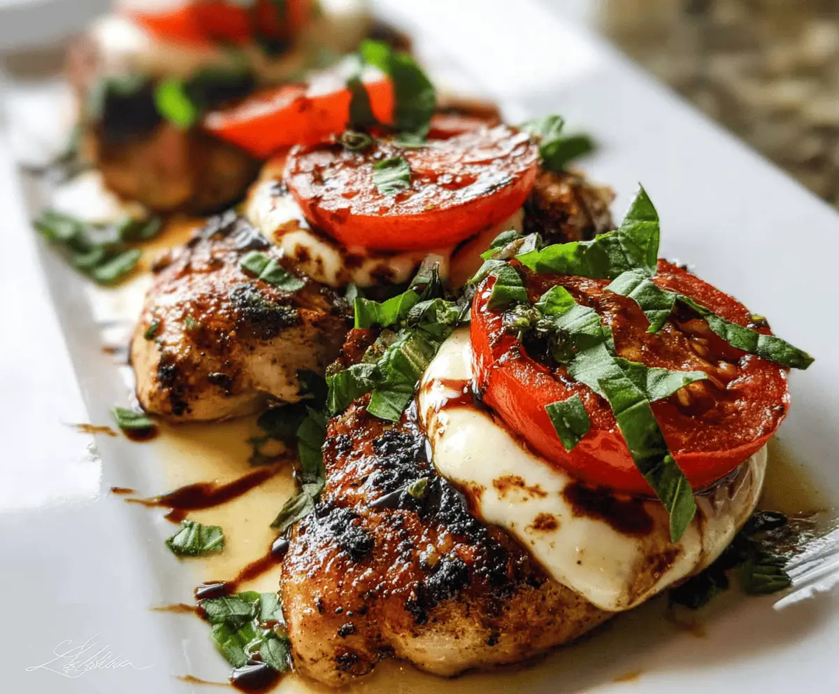 Easy Grilled Chicken Caprese Salad Recipe