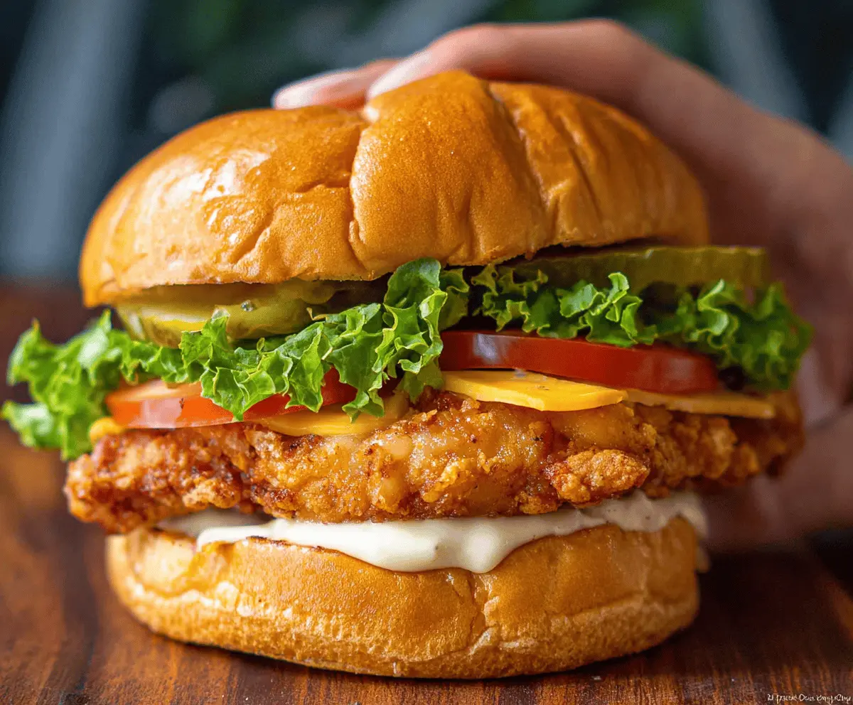 Easy Crispy Chicken Sandwich Recipe