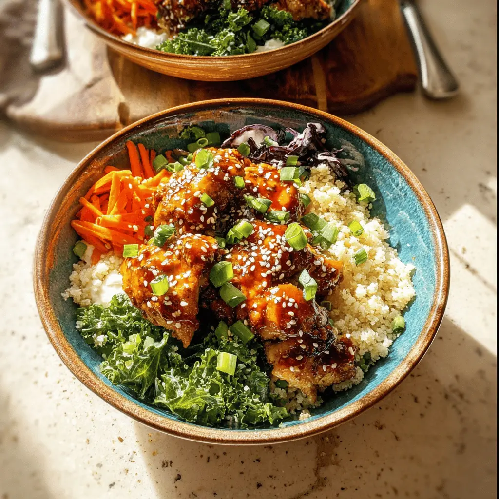 Easy Hot Honey Chicken Bowls Recipe