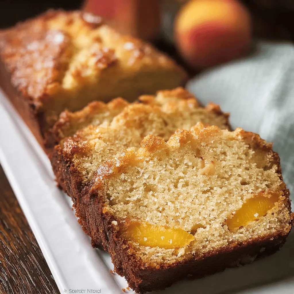 Easy Southern Peach Bread Recipe