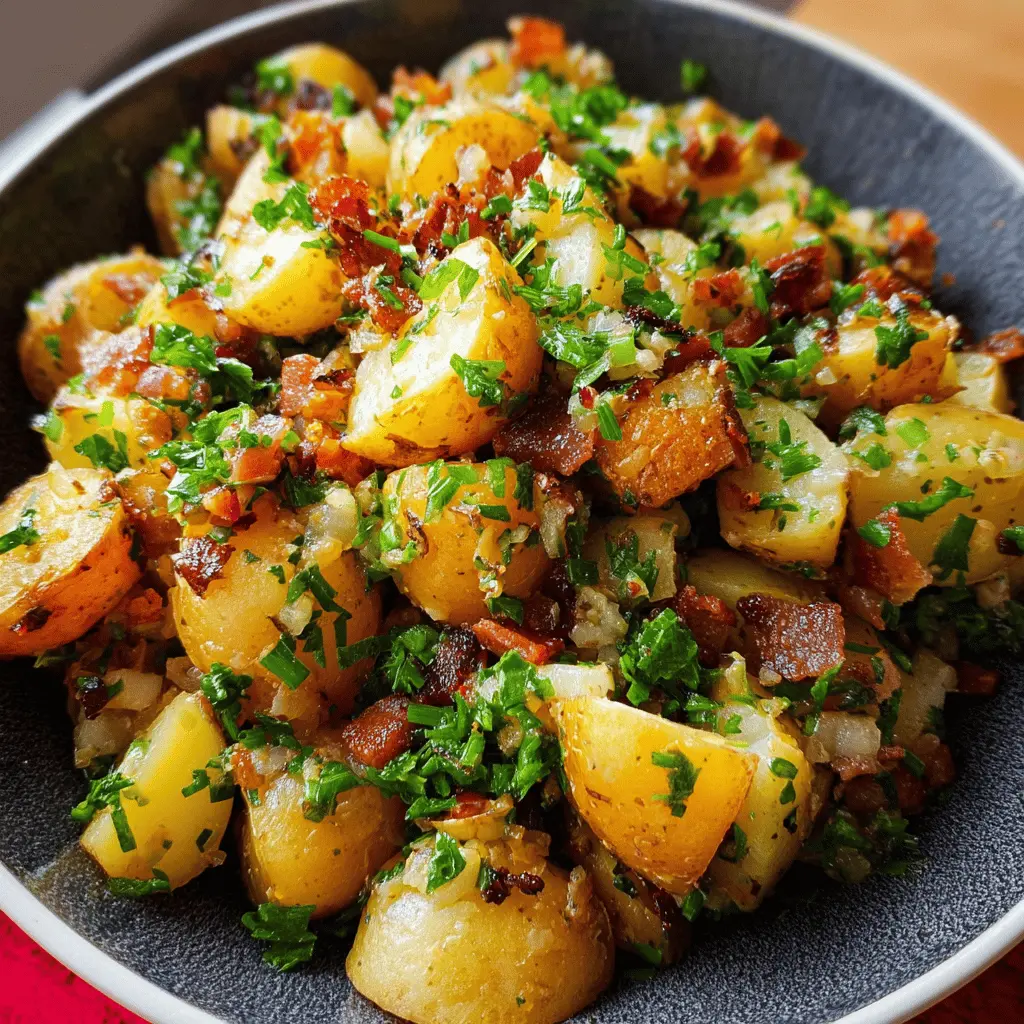 Easy Warm German Potato Salad Recipe