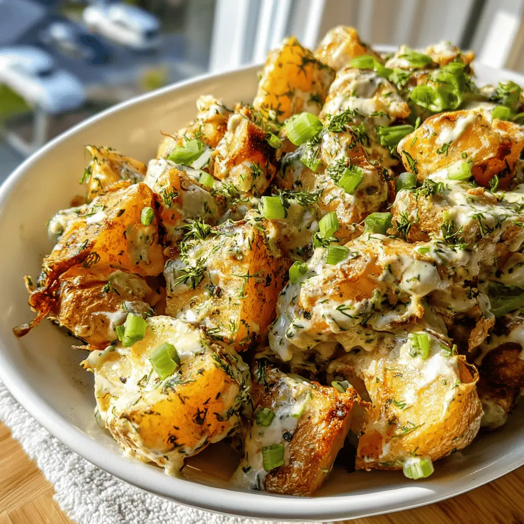 Crispy Potato Salad Recipe with Crunchy Texture
