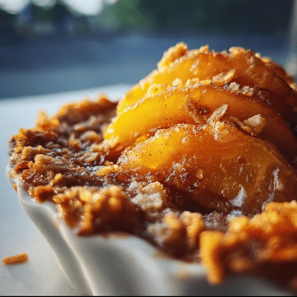 Easy Nectarine Brown Sugar Crisp Recipe