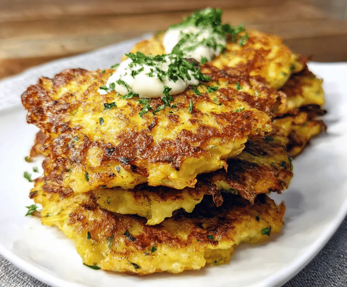 Crispy Parmesan Yellow Squash Fritters Recipe