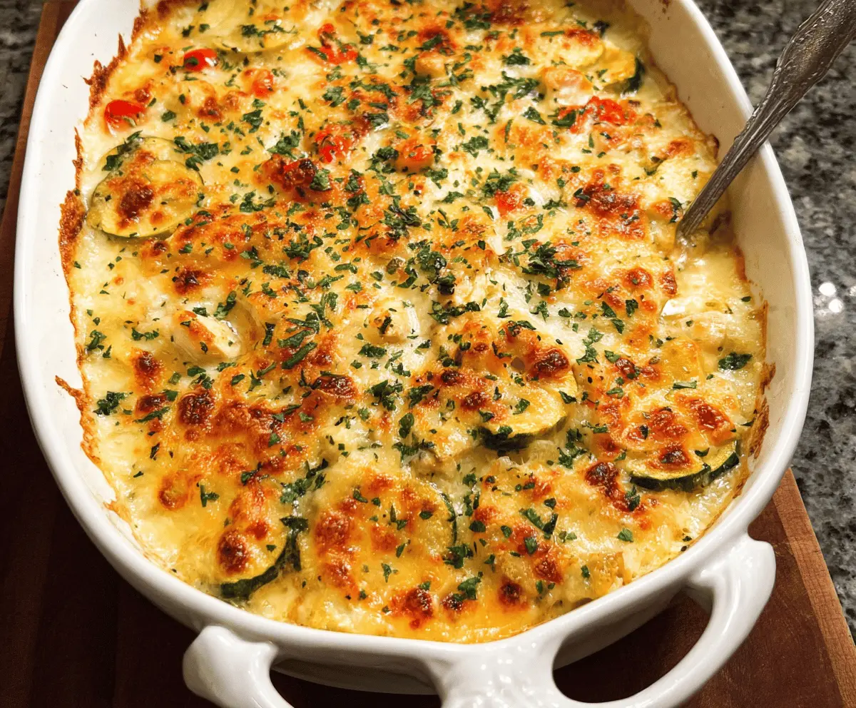 Easy Chicken Zucchini Casserole Recipe
