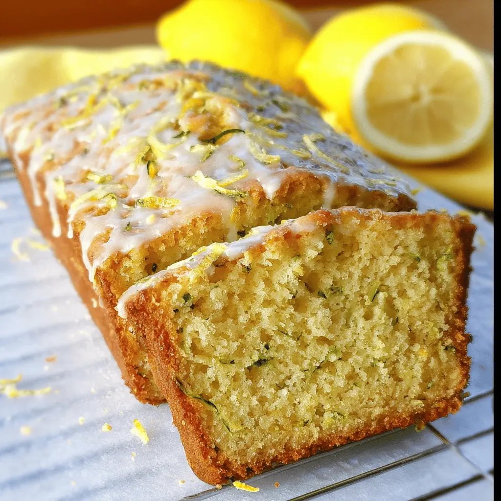 Easy Luscious Lemon Zucchini Bread Recipe