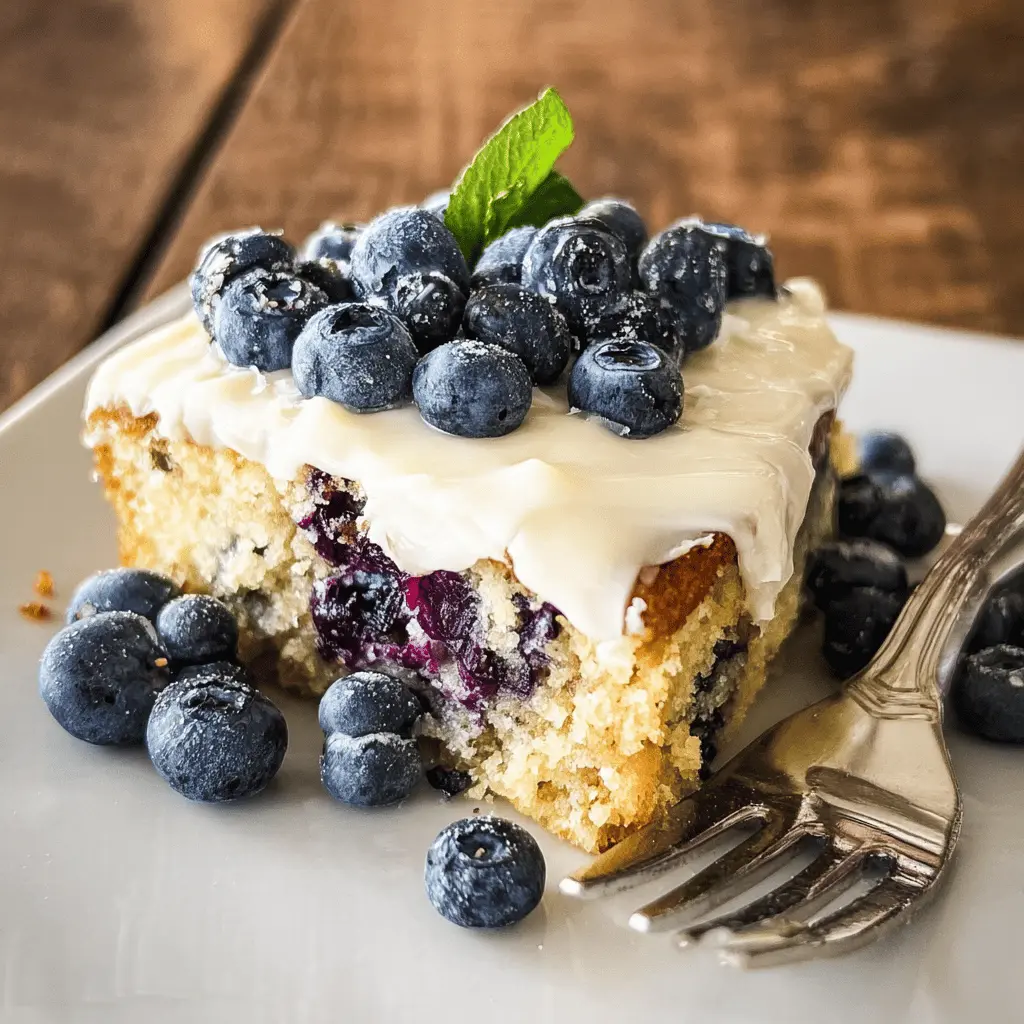 Moist Blueberry Zucchini Cake Recipe