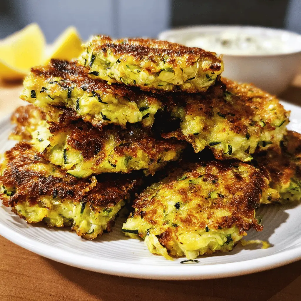 Easy Crispy Zucchini Patties Recipe