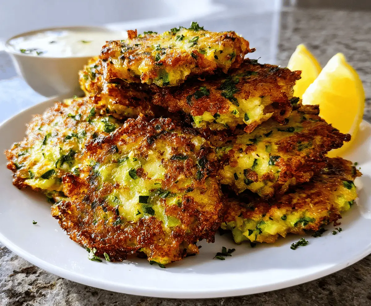 Crispy Zucchini Fritters Made Easy and Delicious