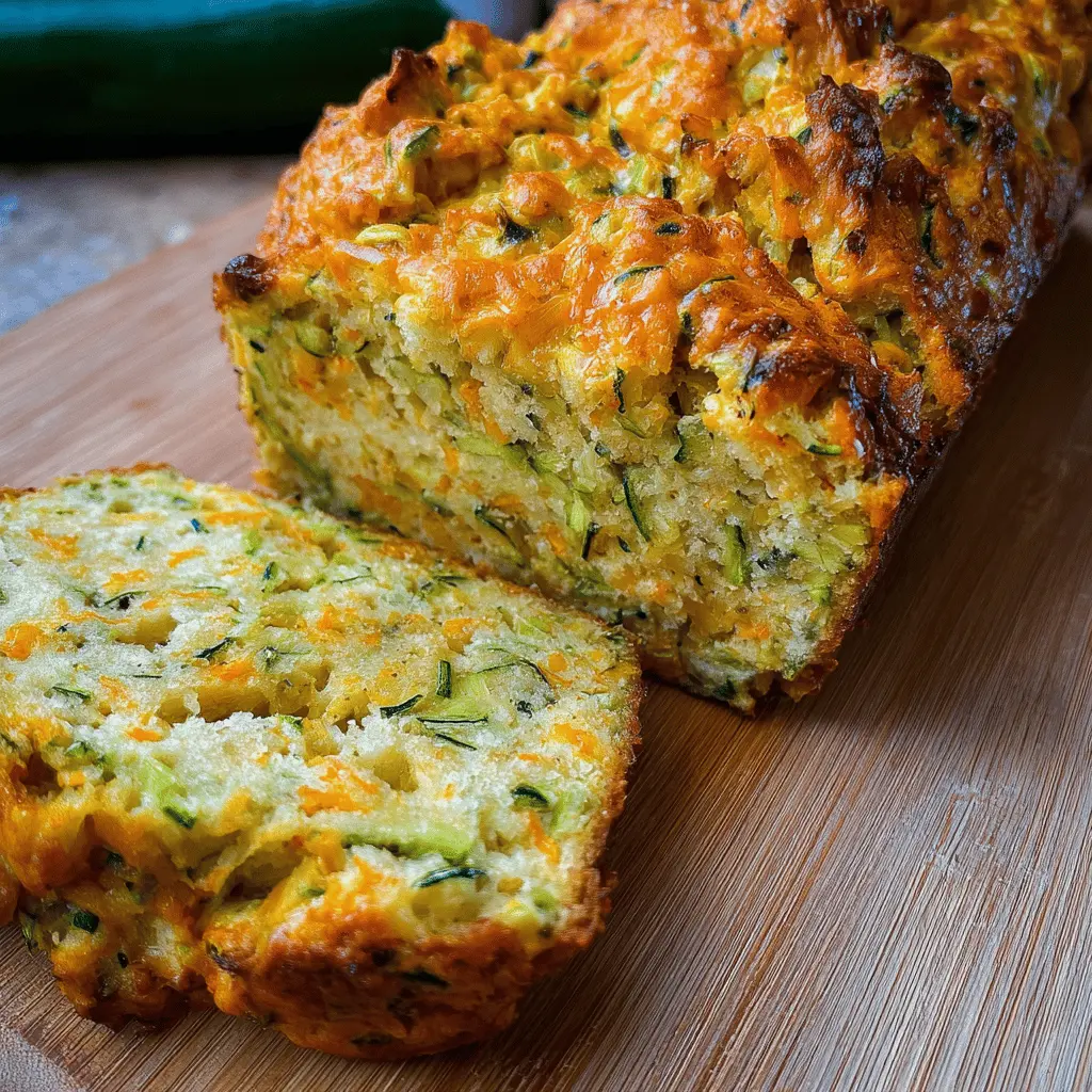 Moist Zucchini Cheese Bread Recipe