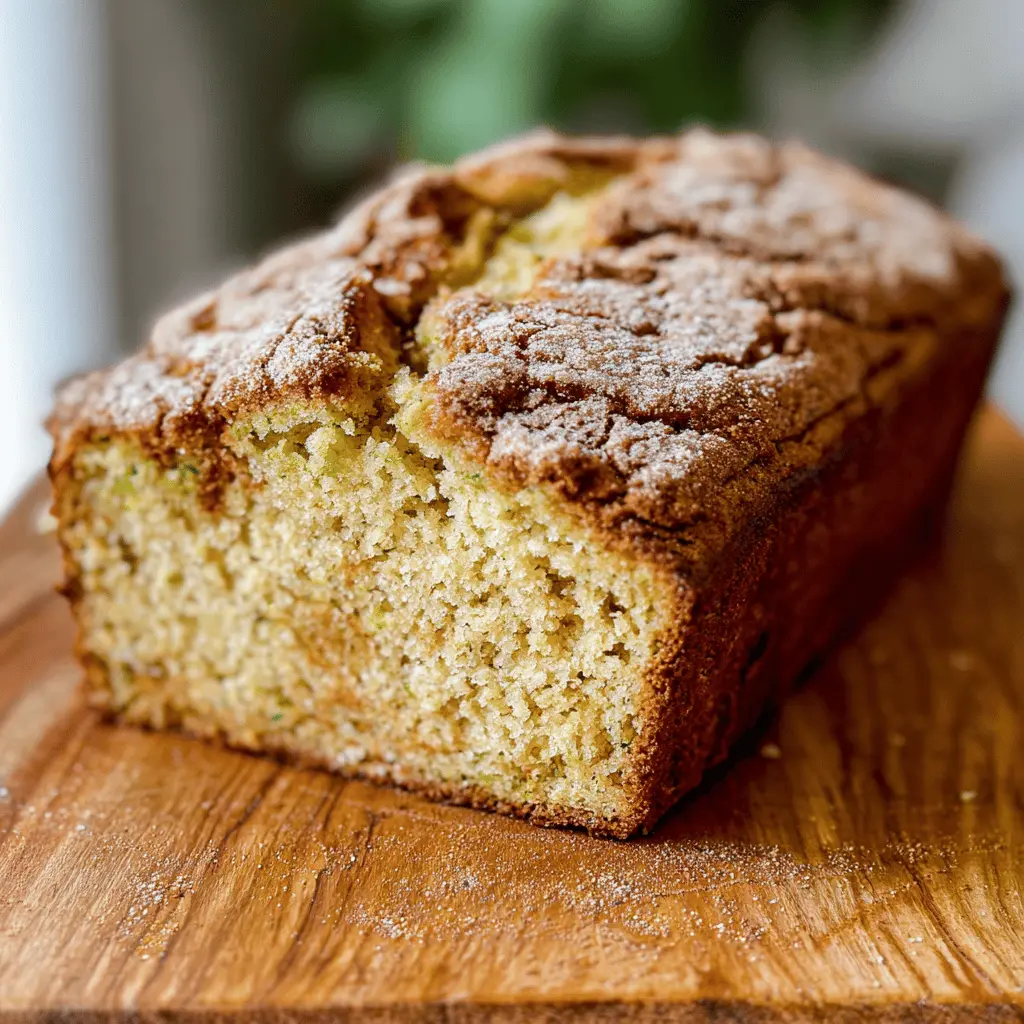 Moist Snickerdoodle Zucchini Bread Recipe