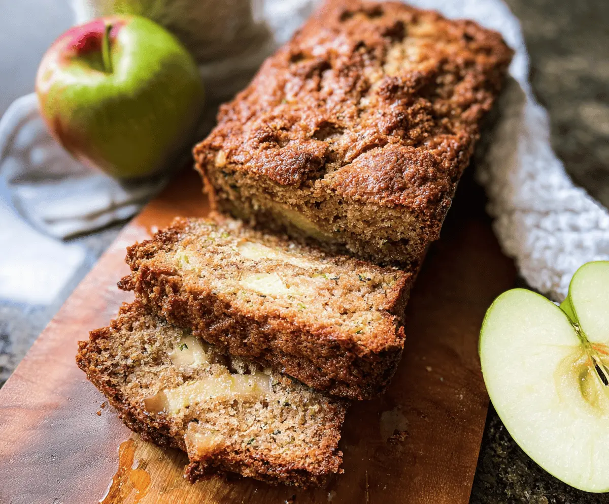 Moist Apple Zucchini Bread Recipe