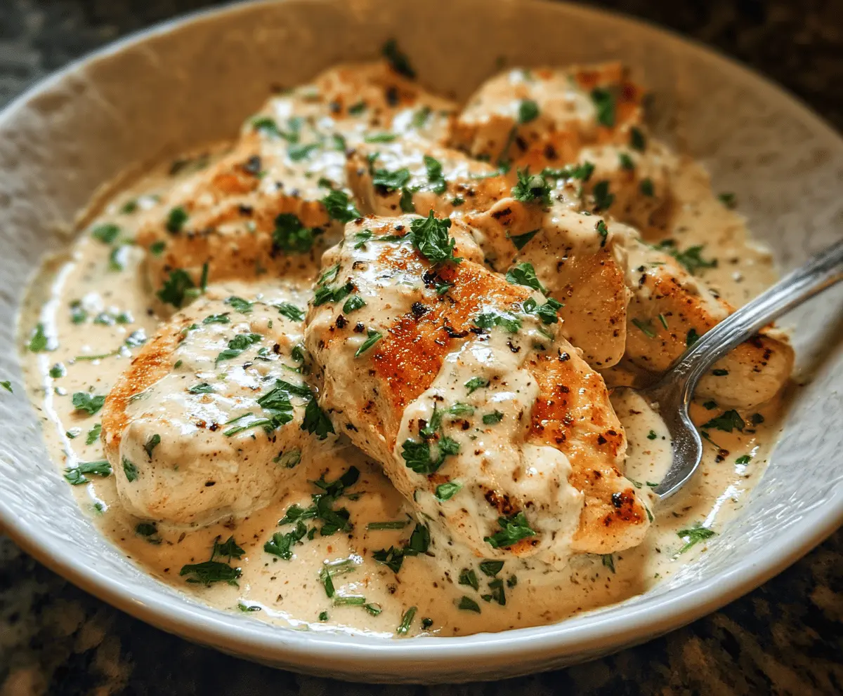 Easy Creamy Ranch Chicken Recipe