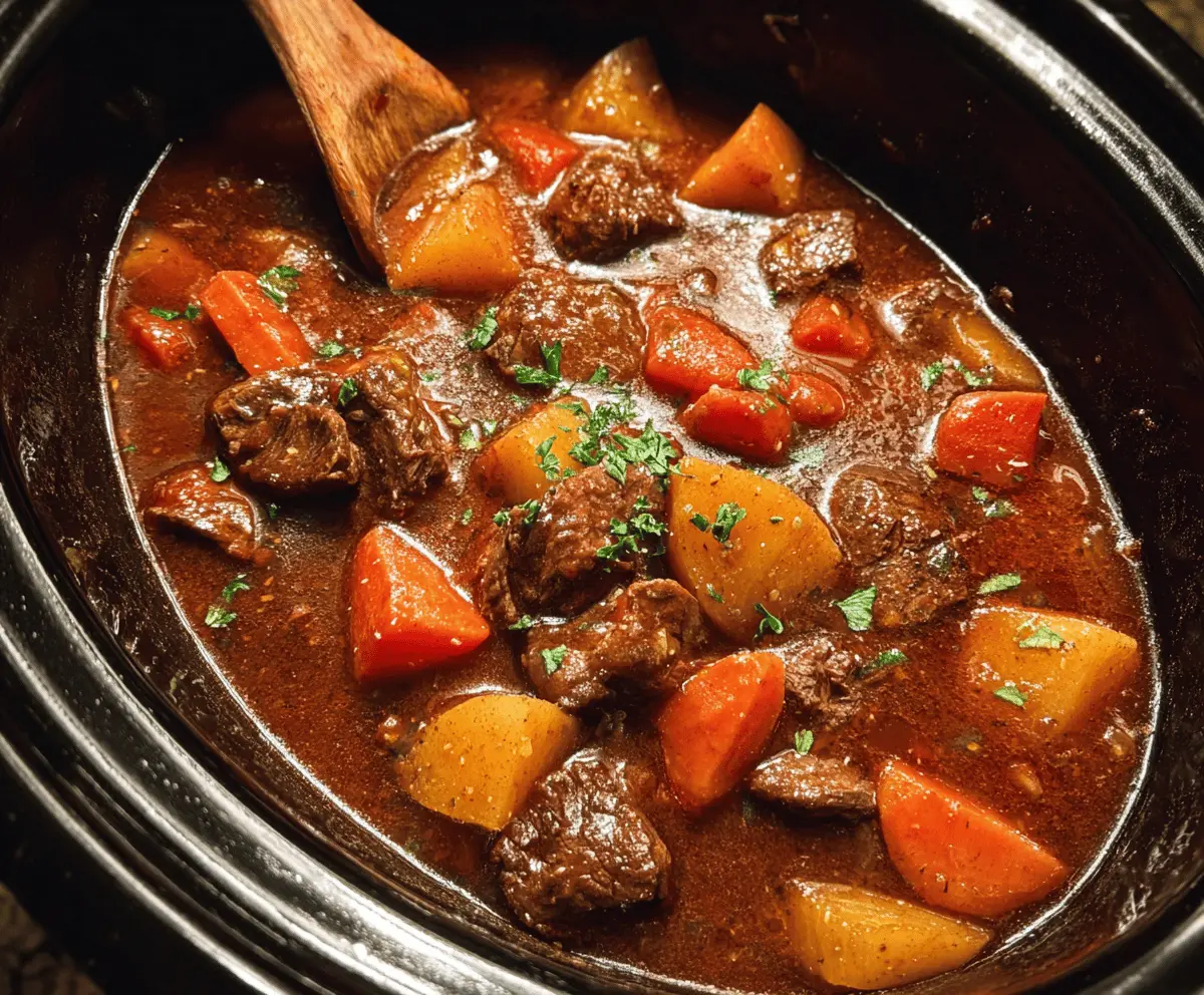 Easy Crock Pot Beef Stew Recipe for Cozy Dinners