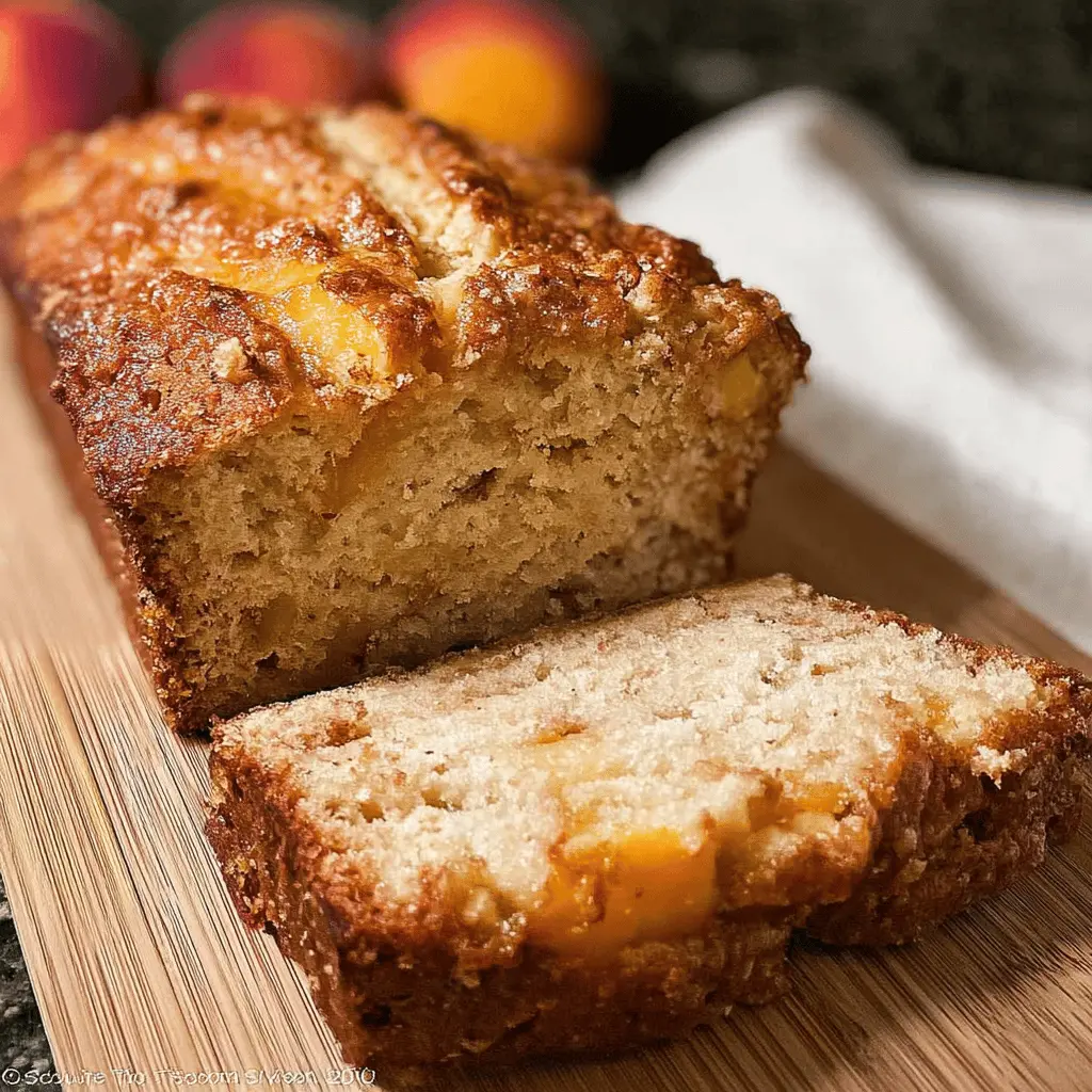 Easy Southern Peach Bread Recipe with Fresh Peaches