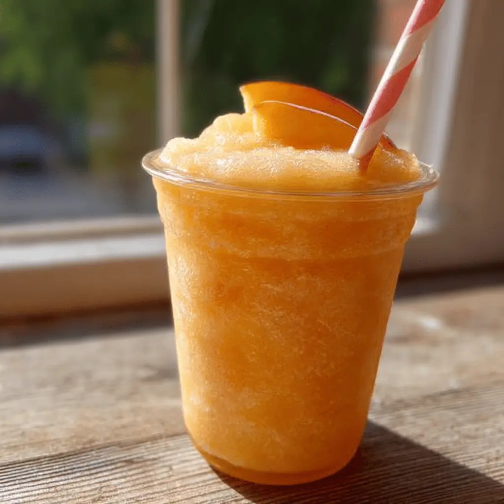 Refreshing Peach Lemonade Slush Recipe
