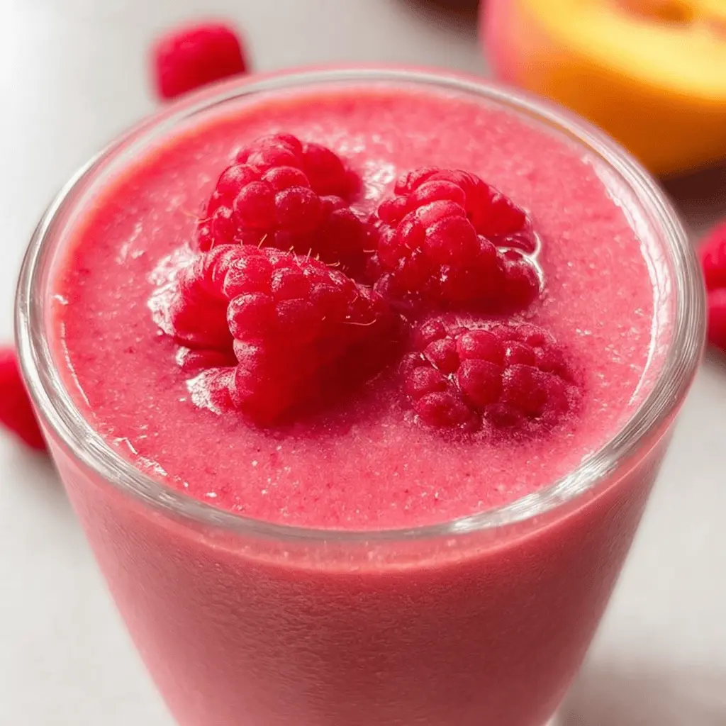 Refreshing Raspberry Peach Smoothie Recipe