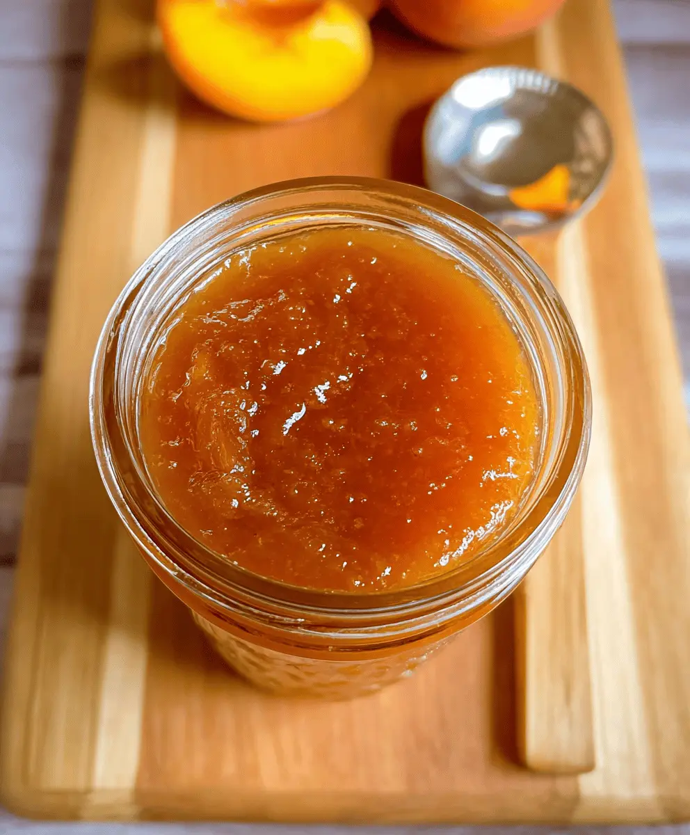 Easy Homemade Crockpot Peach Butter Recipe